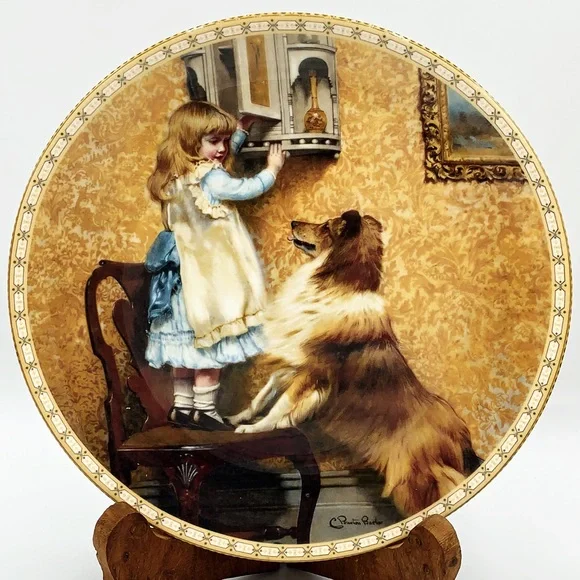 Royal Doulton ‘Say, “Please”!’ A Victorian Childhood - English Bone China Plate - Picture 1 of 3